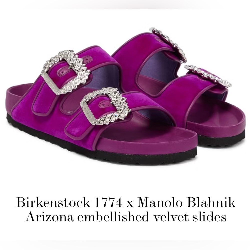 Birkenstock x Manolo Blahnik Arizona sandals used